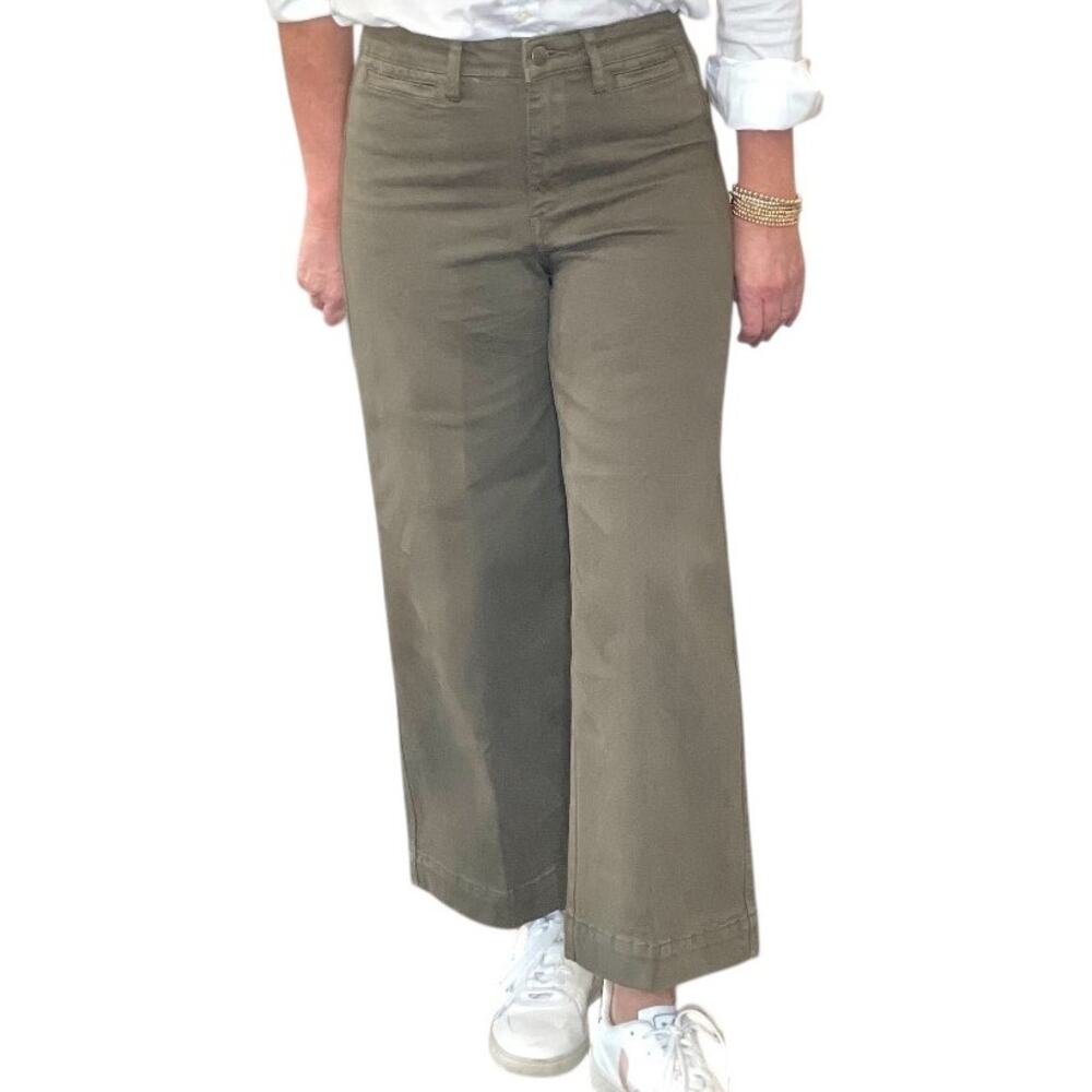 O A T New York 10/30 wide leg crop ankle pant P3 3315